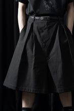画像をギャラリービューアに読み込む, Professor.E BUTTON DRAFT SHORTS (BLACK)