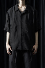 画像をギャラリービューアに読み込む, Professor.E CHECK SHORT SLEEVE SHIRT (BLACK)