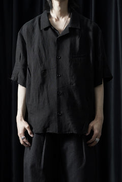 画像をギャラリービューアに読み込む, Professor.E CHECK SHORT SLEEVE SHIRT (BLACK)