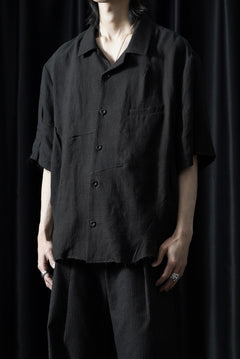 画像をギャラリービューアに読み込む, Professor.E CHECK SHORT SLEEVE SHIRT (BLACK)