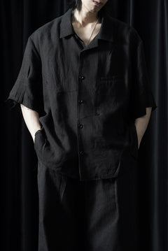画像をギャラリービューアに読み込む, Professor.E CHECK SHORT SLEEVE SHIRT (BLACK)