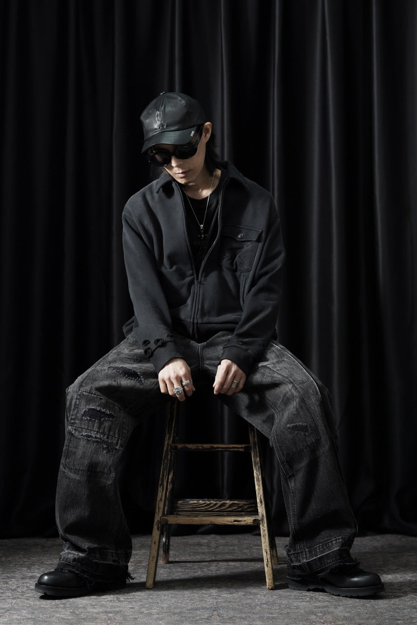 画像をギャラリービューアに読み込む, Professor.E AGED SINGLE POCKET JACKET (WASHED BLACK)