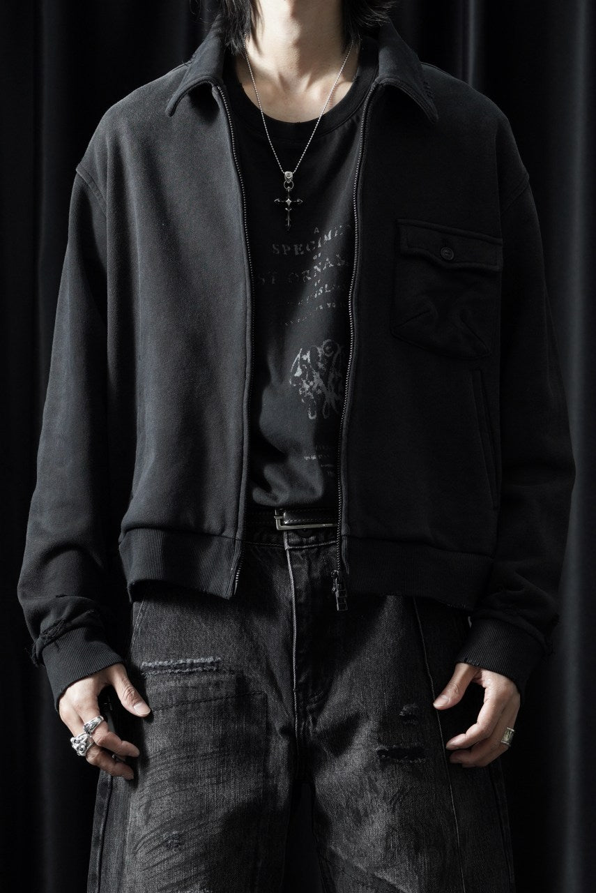 画像をギャラリービューアに読み込む, Professor.E AGED SINGLE POCKET JACKET (WASHED BLACK)