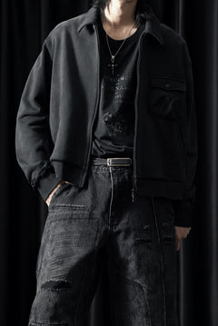 画像をギャラリービューアに読み込む, Professor.E AGED SINGLE POCKET JACKET (WASHED BLACK)