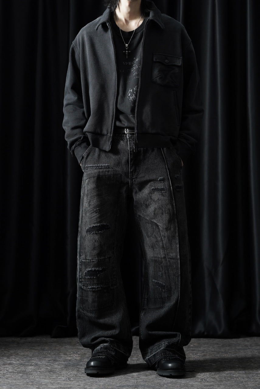画像をギャラリービューアに読み込む, Professor.E AGED SINGLE POCKET JACKET (WASHED BLACK)