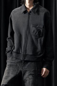 画像をギャラリービューアに読み込む, Professor.E AGED SINGLE POCKET JACKET (WASHED BLACK)