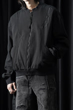 画像をギャラリービューアに読み込む, Professor.E EMBROIDERED ZIPPER JACKET (BLACK)