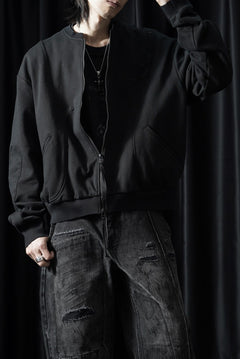画像をギャラリービューアに読み込む, Professor.E EMBROIDERED ZIPPER JACKET (BLACK)