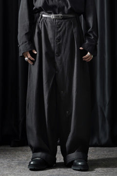 画像をギャラリービューアに読み込む, Professor.E BUTTON DRAFT PANTS (BLACK)