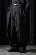 画像をギャラリービューアに読み込む, Professor.E BUTTON DRAFT PANTS (BLACK)