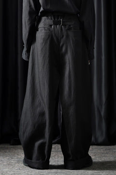 画像をギャラリービューアに読み込む, Professor.E BUTTON DRAFT PANTS (BLACK)
