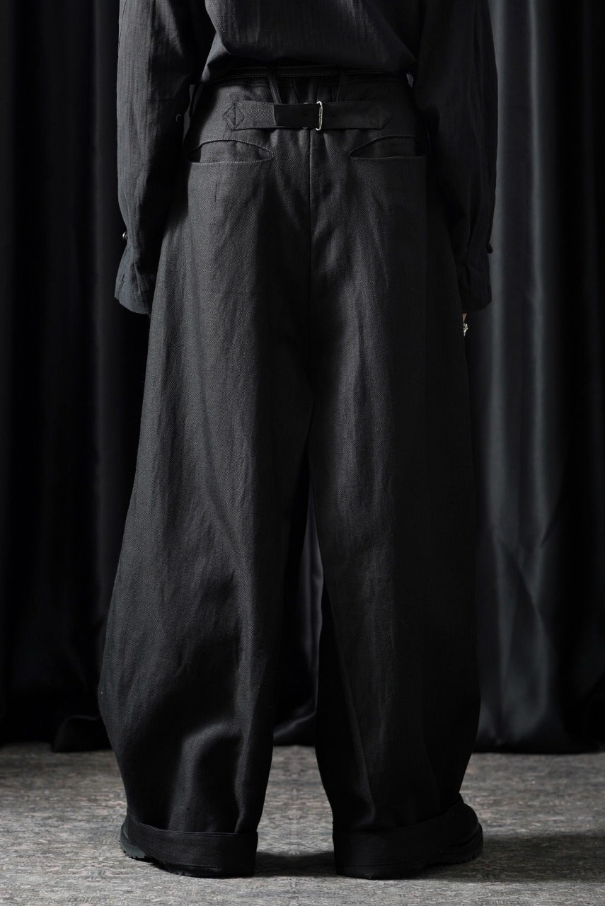 画像をギャラリービューアに読み込む, Professor.E BUTTON DRAFT PANTS (BLACK)