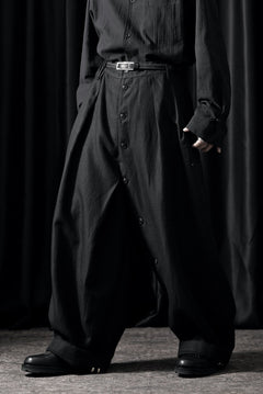 画像をギャラリービューアに読み込む, Professor.E BUTTON DRAFT PANTS (BLACK)