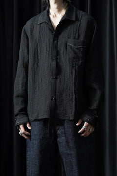 画像をギャラリービューアに読み込む, Professor.E POPLIN SHIRT (BLACK)