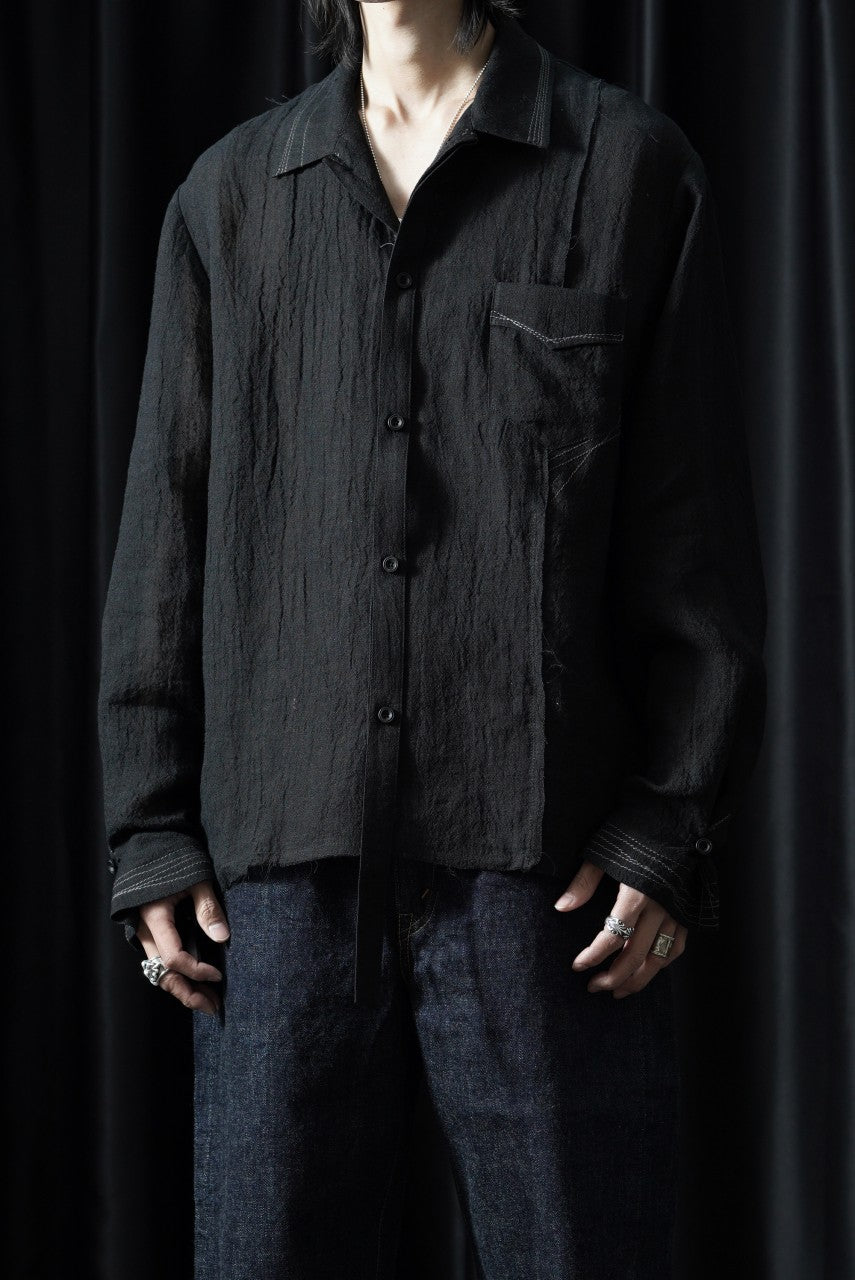 画像をギャラリービューアに読み込む, Professor.E POPLIN SHIRT (BLACK)