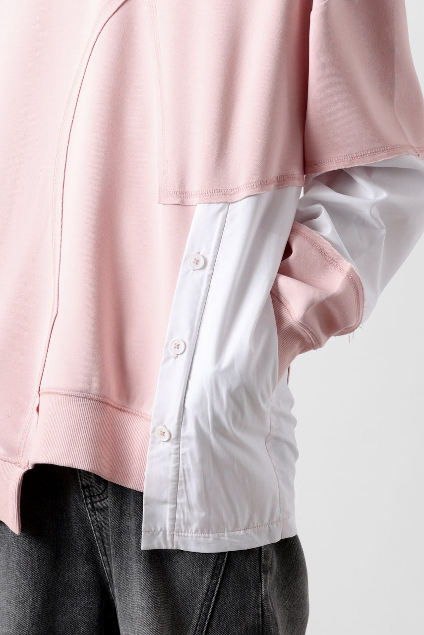 Feng Chen Wang MULTIPLE PANELLED SWEATER (PINK)