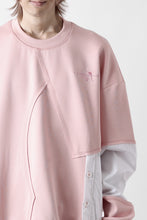 画像をギャラリービューアに読み込む, Feng Chen Wang MULTIPLE PANELLED SWEATER (PINK)