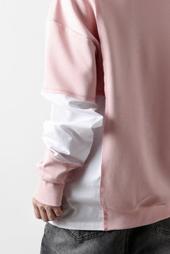 画像をギャラリービューアに読み込む, Feng Chen Wang MULTIPLE PANELLED SWEATER (PINK)