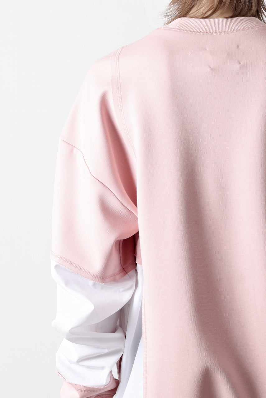 画像をギャラリービューアに読み込む, Feng Chen Wang MULTIPLE PANELLED SWEATER (PINK)