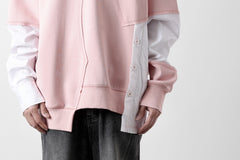 画像をギャラリービューアに読み込む, Feng Chen Wang MULTIPLE PANELLED SWEATER (PINK)