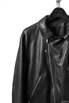画像をギャラリービューアに読み込む, PORTER CLASSIC PC RIDERS JACKET W / LOVE &amp; PEACE SILVER (BLACK)