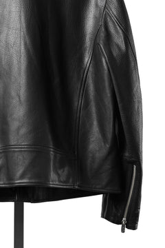 画像をギャラリービューアに読み込む, PORTER CLASSIC PC RIDERS JACKET W / LOVE &amp; PEACE SILVER (BLACK)