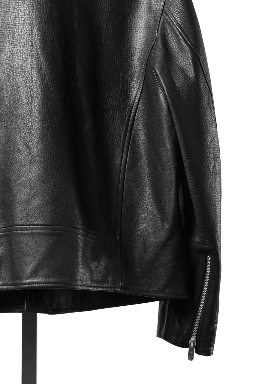 画像をギャラリービューアに読み込む, PORTER CLASSIC PC RIDERS JACKET W / LOVE &amp; PEACE SILVER (BLACK)