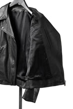 画像をギャラリービューアに読み込む, PORTER CLASSIC PC RIDERS JACKET W / LOVE &amp; PEACE SILVER (BLACK)