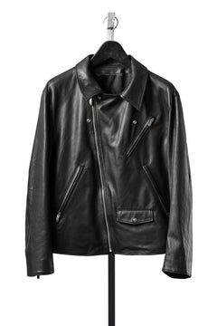 画像をギャラリービューアに読み込む, PORTER CLASSIC PC RIDERS JACKET W / LOVE &amp; PEACE SILVER (BLACK)