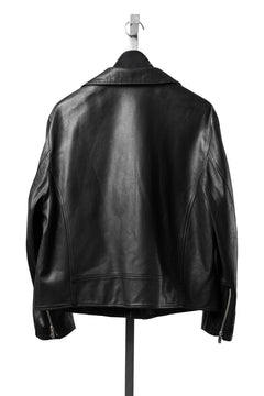 画像をギャラリービューアに読み込む, PORTER CLASSIC PC RIDERS JACKET W / LOVE &amp; PEACE SILVER (BLACK)