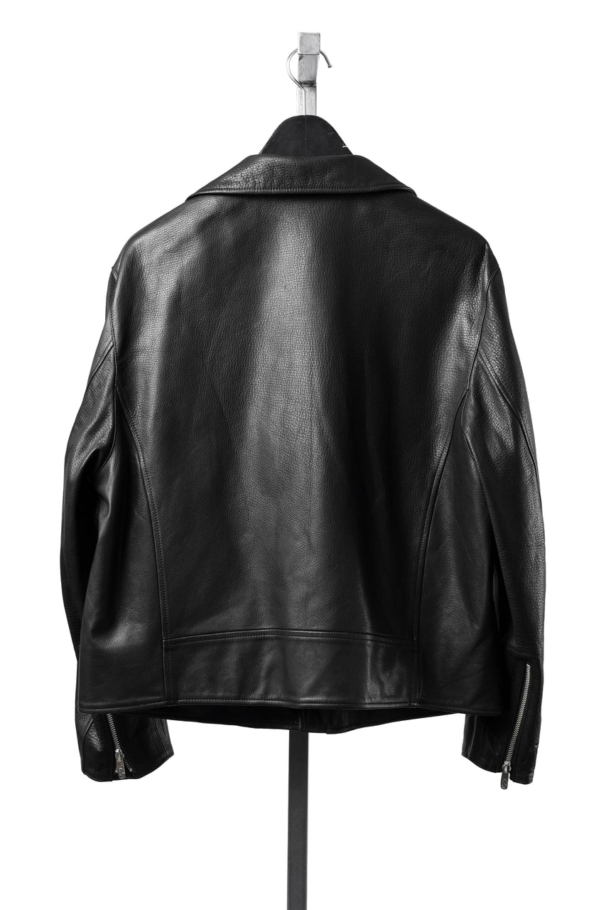 画像をギャラリービューアに読み込む, PORTER CLASSIC PC RIDERS JACKET W / LOVE &amp; PEACE SILVER (BLACK)