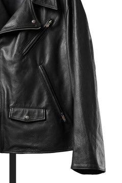 画像をギャラリービューアに読み込む, PORTER CLASSIC PC RIDERS JACKET W / LOVE &amp; PEACE SILVER (BLACK)