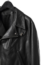 画像をギャラリービューアに読み込む, PORTER CLASSIC PC RIDERS JACKET W / LOVE &amp; PEACE SILVER (BLACK)