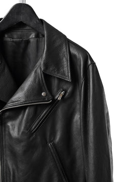 画像をギャラリービューアに読み込む, PORTER CLASSIC PC RIDERS JACKET W / LOVE &amp; PEACE SILVER (BLACK)