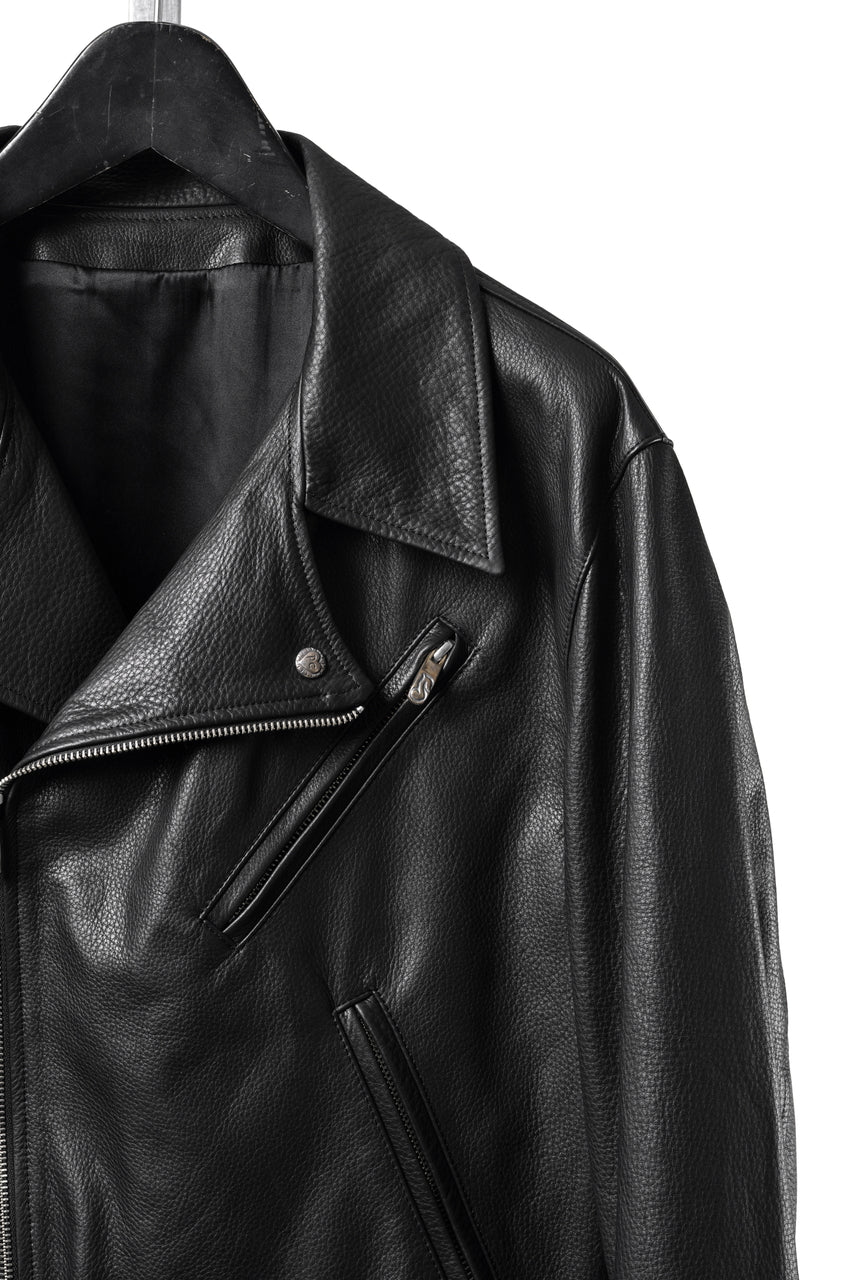 画像をギャラリービューアに読み込む, PORTER CLASSIC PC RIDERS JACKET W / LOVE &amp; PEACE SILVER (BLACK)