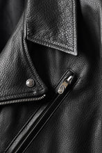 画像をギャラリービューアに読み込む, PORTER CLASSIC PC RIDERS JACKET W / LOVE &amp; PEACE SILVER (BLACK)