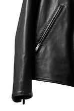 画像をギャラリービューアに読み込む, PORTER CLASSIC PC RIDERS JACKET W / LOVE &amp; PEACE SILVER (BLACK)