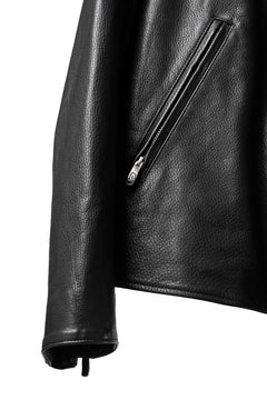 画像をギャラリービューアに読み込む, PORTER CLASSIC PC RIDERS JACKET W / LOVE &amp; PEACE SILVER (BLACK)