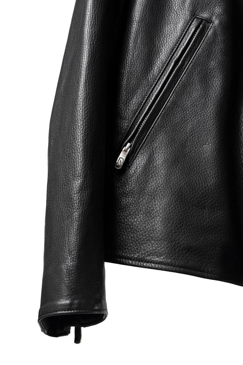 画像をギャラリービューアに読み込む, PORTER CLASSIC PC RIDERS JACKET W / LOVE &amp; PEACE SILVER (BLACK)