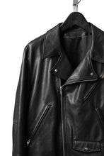 画像をギャラリービューアに読み込む, PORTER CLASSIC PC RIDERS JACKET W / LOVE &amp; PEACE SILVER (BLACK)