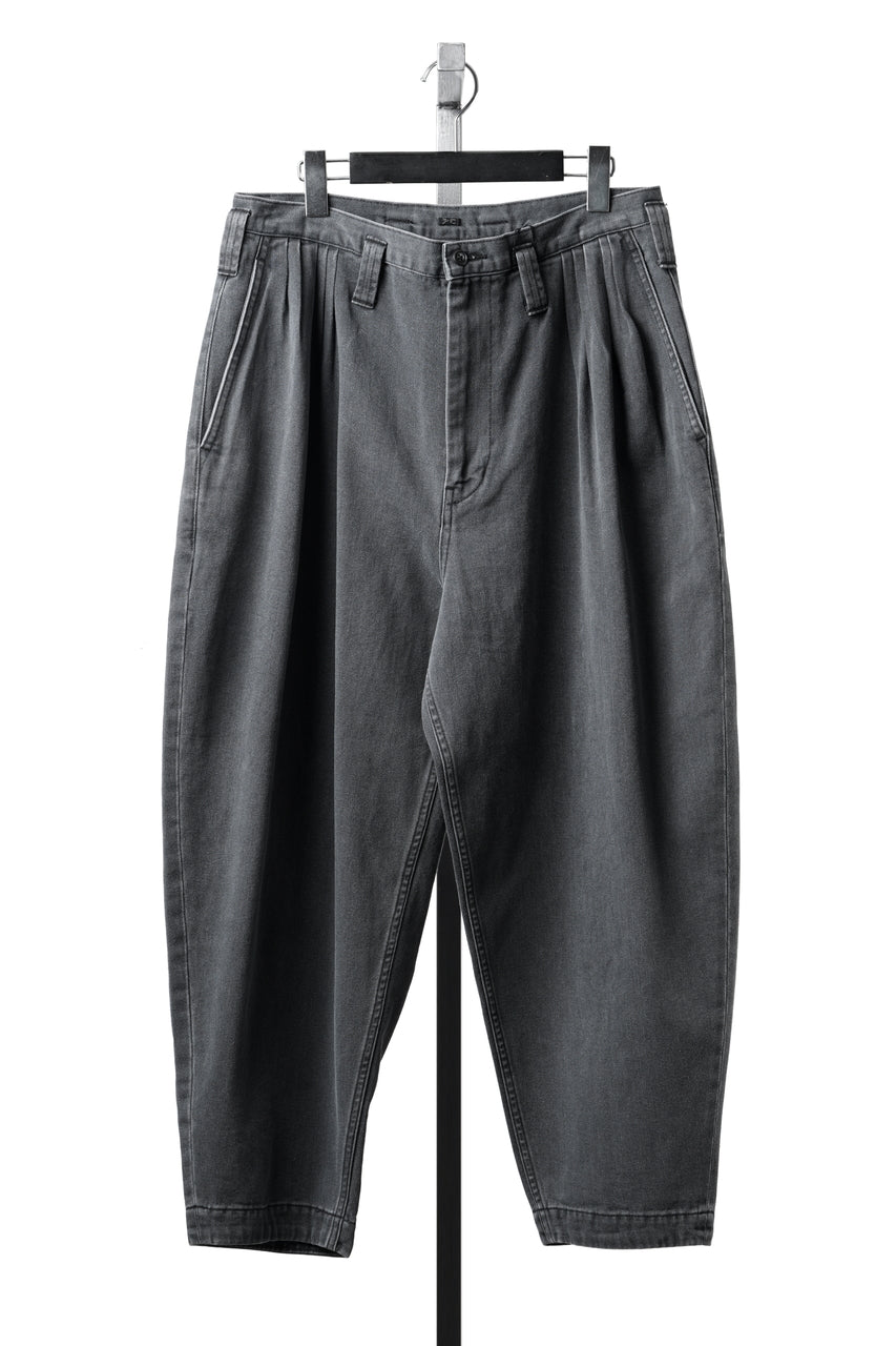 画像をギャラリービューアに読み込む, PORTER CLASSIC WHOLESALE EXCLUSIVE BEBOP PANTS / CLASSIC DENIM (GRAY)