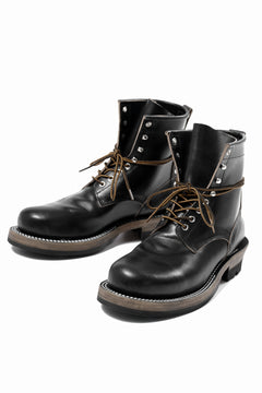 Load image into Gallery viewer, Portaille x LOOM exclusive DOUBLE STITCHED WELT WORKING BOOTS / HORWEEN CHROMEXCEL (BLACK)