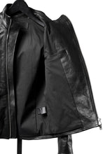 画像をギャラリービューアに読み込む, Portaille exclusive wp001 MOTO JACKET / ROMA SOFT TANNED LEATHER (BLACK)