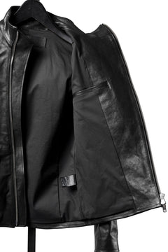 画像をギャラリービューアに読み込む, Portaille exclusive wp001 MOTO JACKET / ROMA SOFT TANNED LEATHER (BLACK)