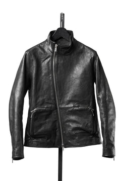 画像をギャラリービューアに読み込む, Portaille exclusive wp001 MOTO JACKET / ROMA SOFT TANNED LEATHER (BLACK)
