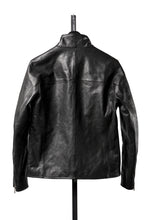 画像をギャラリービューアに読み込む, Portaille exclusive wp001 MOTO JACKET / ROMA SOFT TANNED LEATHER (BLACK)