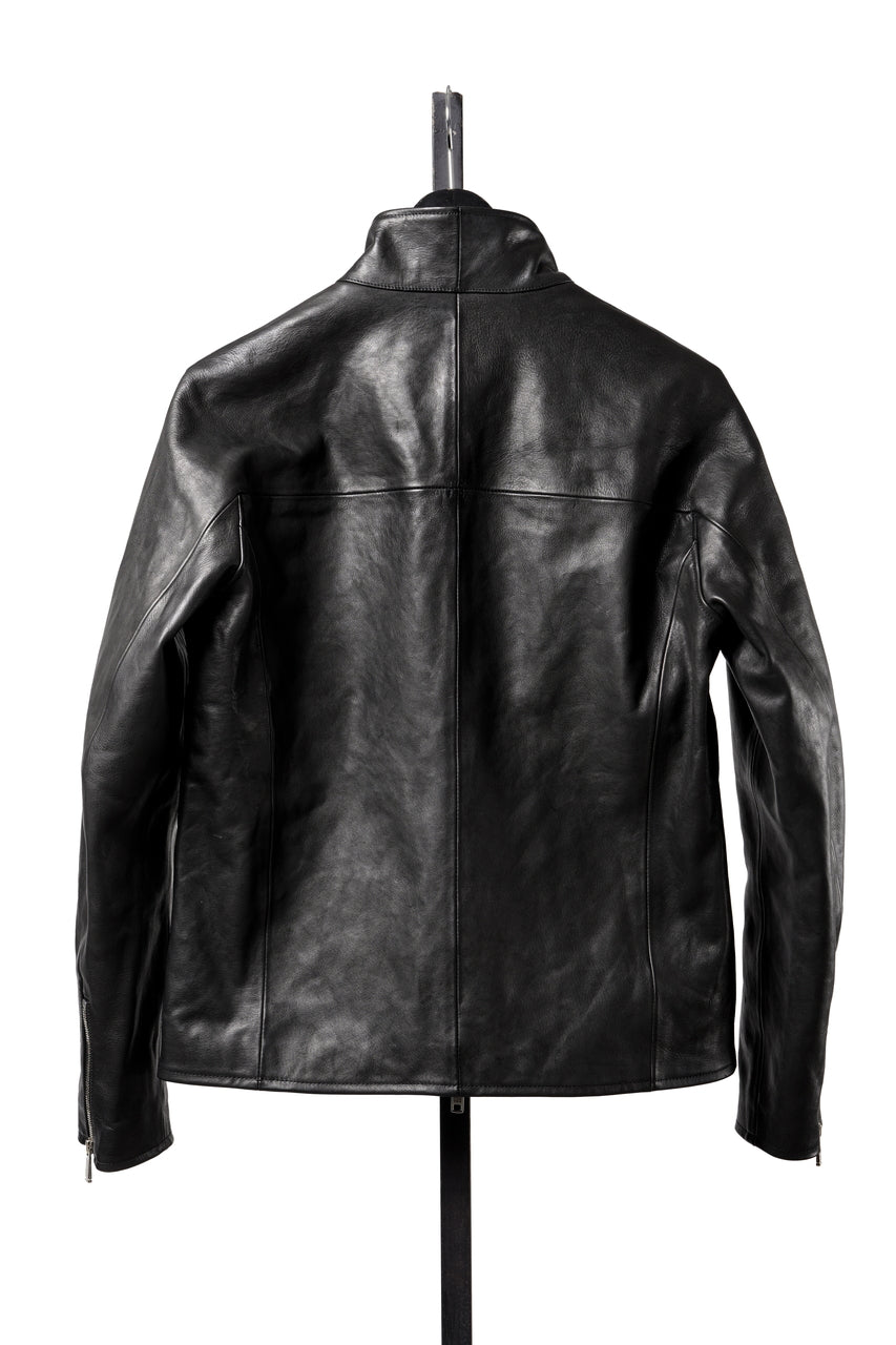 画像をギャラリービューアに読み込む, Portaille exclusive wp001 MOTO JACKET / ROMA SOFT TANNED LEATHER (BLACK)