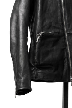 画像をギャラリービューアに読み込む, Portaille exclusive wp001 MOTO JACKET / ROMA SOFT TANNED LEATHER (BLACK)