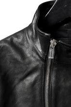 画像をギャラリービューアに読み込む, Portaille exclusive wp001 MOTO JACKET / ROMA SOFT TANNED LEATHER (BLACK)