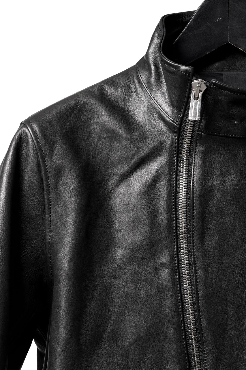 画像をギャラリービューアに読み込む, Portaille exclusive wp001 MOTO JACKET / ROMA SOFT TANNED LEATHER (BLACK)